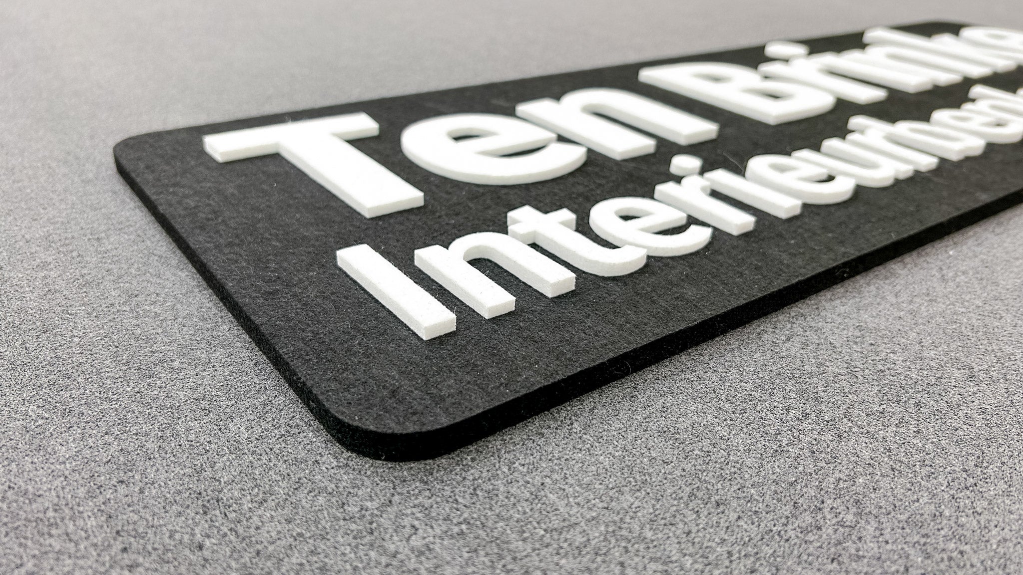 3D Logo en teksten