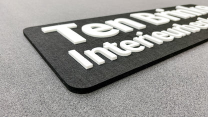 3D Logo en teksten